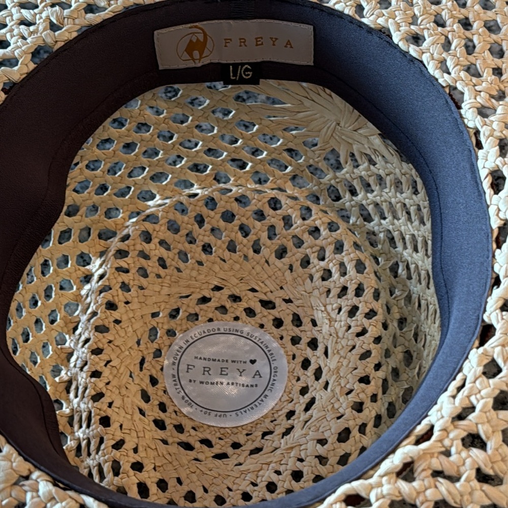 Freya Meringue Brimmed Hat - Picture 8 of 8